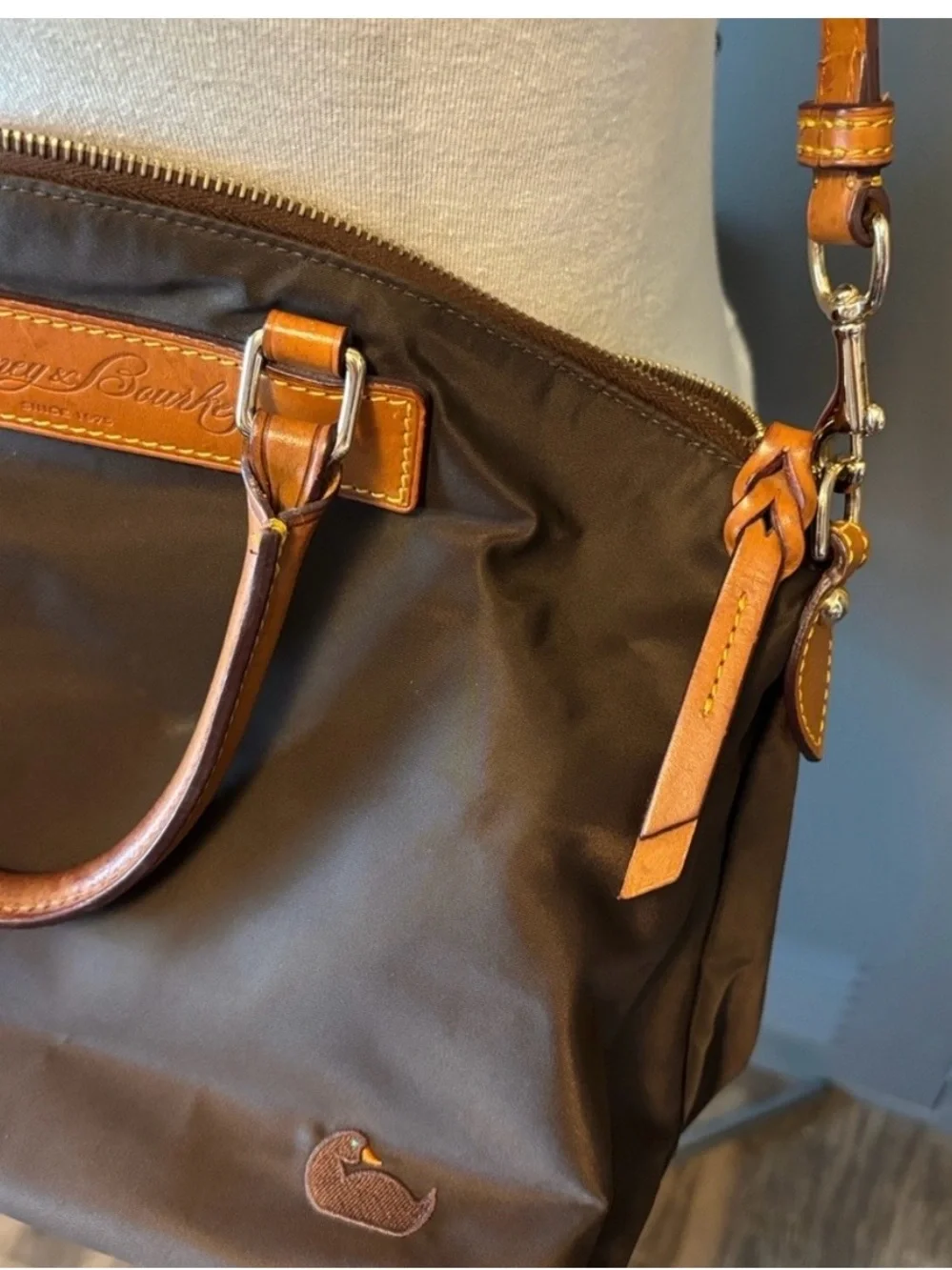 Dooney & Bourke structured nylon